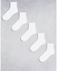 ASOS - 5 Pack Ankle Socks - Lyst