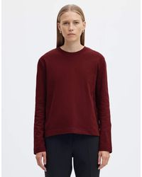 SELECTED - Essential Boxy Fit Crew Neck Long Sleeve T-shirt - Lyst