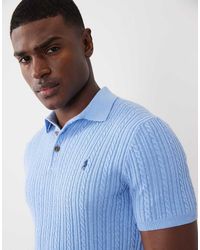 Polo Ralph Lauren - Icon Logo Knitted Cotton Polo - Lyst