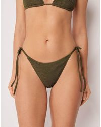 Calzedonia - Tie Bikini Bottoms Crinkle Waves - Lyst