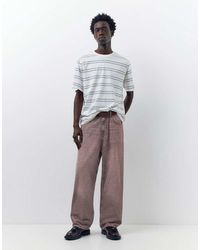 Pull&Bear - Relaxed Fit baggy Jeans - Lyst