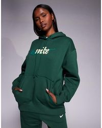 Nike - Phoenix Fleece Oversized Logo Hoodie - Lyst