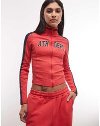 Collusion - Long Sleeve Track Top With Varsity Embroidery - Lyst