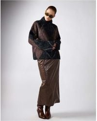 NARRATED - Faux Leather Maxi Skirt - Lyst