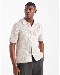 Levi's - Open Knit Camp Shirt - Lyst