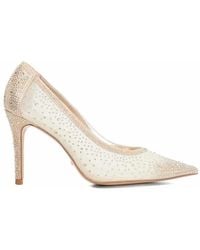 Dune - Wide Fit Brightest Embellished Hotfix Court Heels - Lyst