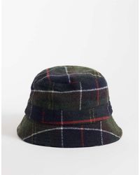 Barbour - Heidi Wool Tartan Check Bucket Hat - Lyst
