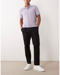 Mango - – gerade geschnittene hose aus 100% baumwolle - Lyst