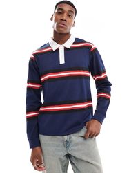 Another Influence - – gestreiftes, langärmliges polohemd - Lyst