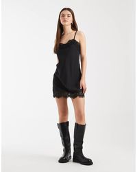 knee length dresses for ladies Audrey Vintage Slip Dress