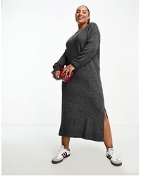 Vero Moda - – midi-pulloverkleid aus strick - Lyst