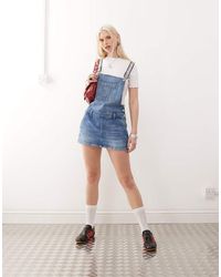 Tommy Hilfiger - Tommy Girl Denim Dungaree Dress - Lyst