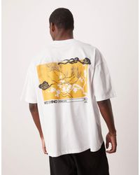 ASOS - T-shirt oversize à imprimé souvenir - Lyst