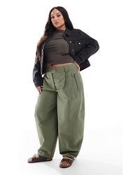 ASOS - Curve Arch Leg Zip Detail Trouser - Lyst