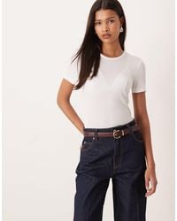 Aware - Ribbed T-shirt - Lyst