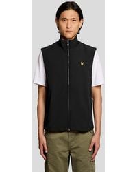 Lyle & Scott - Mid Jackets Mesh Back Softshell Funnel Neck Gilet - Lyst