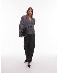 ASOS - Tailored Belted Tapered Leg Trouser - Lyst