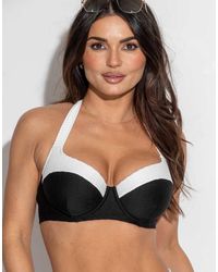 Pour Moi - Acapulco Halterneck Underwired Padded Bikini Top - Lyst