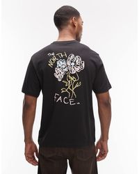 The North Face - Flower Scribble Backprint T-Shirt - Lyst