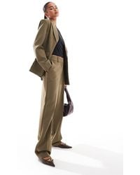 Y.A.S - Tailored High Waisted Straight Leg Trouser Co-ord - Lyst