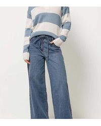 PixieGirl - Petite Tie Wide Leg Jeans - Lyst