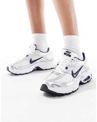 Nike - Zapatillas De Deporte Blancos Y Azul Marino Air Max Moto 2K De - Lyst