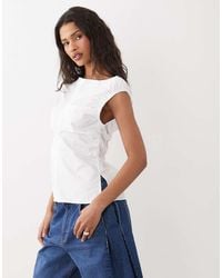ARKET - Ruched Off Shoulder Top - Lyst