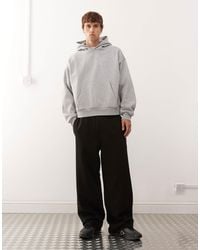 Weekday - Heavyweight Jersey Oversized Wide Leg joggers - Lyst