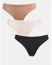 adidas - – 3er-pack nahtlose tangas - Lyst