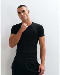 4505 - Seamless Rib Muscle Fit Training T-shirt - Lyst