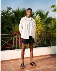 Jack & Jones - Linen Blend Overshirt - Lyst