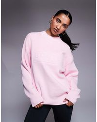 BO+TEE - Bo+tee Ribbed Knit Oversized Jumper - Lyst