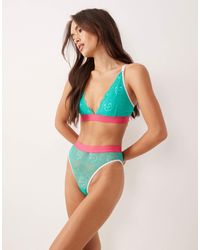 Lemonade Dolls - – synergy – slip aus spitze und netzstoff - Lyst