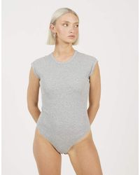 Brave Soul - Short Sleeve Crew Neck Bodysuit - Lyst