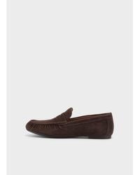 Vagabond Shoemakers - Shoemakers Aleya Suede Ruched Penny Loafer - Lyst