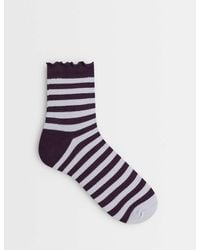 Hollister - Holister Frill Edge Socks - Lyst