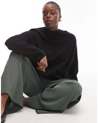 Mango - Curve – hochgeschlossener pullover - Lyst