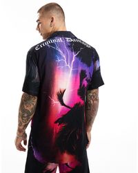 Criminal Damage - Lightning Print Shirt - Lyst