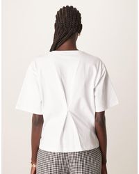 ASOS - Oversized T Shirt With Back Pleat Detail - Lyst