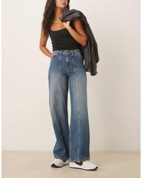 JJXX - Tokyo Wide Leg Jeans With Seam Detail - Lyst