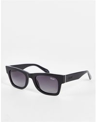 Quay Quay - makin moves - occhiali da sole squadrati neri con lenti polarizzate - Nero