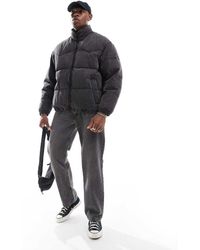 Levi's - Western Super Down Denim Puffer Jacket - Lyst