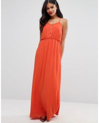 Girls On Film Maxi Dress - Red