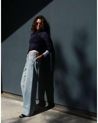 Pull&Bear - Fine Knit Gathered Jumper - Lyst