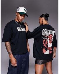 ASOS - Unisex Boxy Oversized License T-shirt With Green Day Prints - Lyst