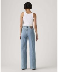 Levi's - Ribcage Wide Leg Belted Jeans - Lyst