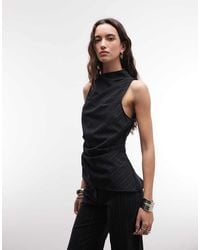 Weekday - Co-Ord Drape Suiting Top With Fitted Hem - Lyst