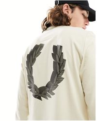 Fred Perry - Camiseta color avena - Lyst