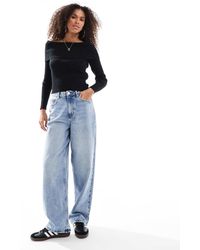 ONLY - Off Shoulder Knitted Jumper - Lyst