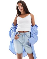 ASOS - Denim Dad Short - Lyst